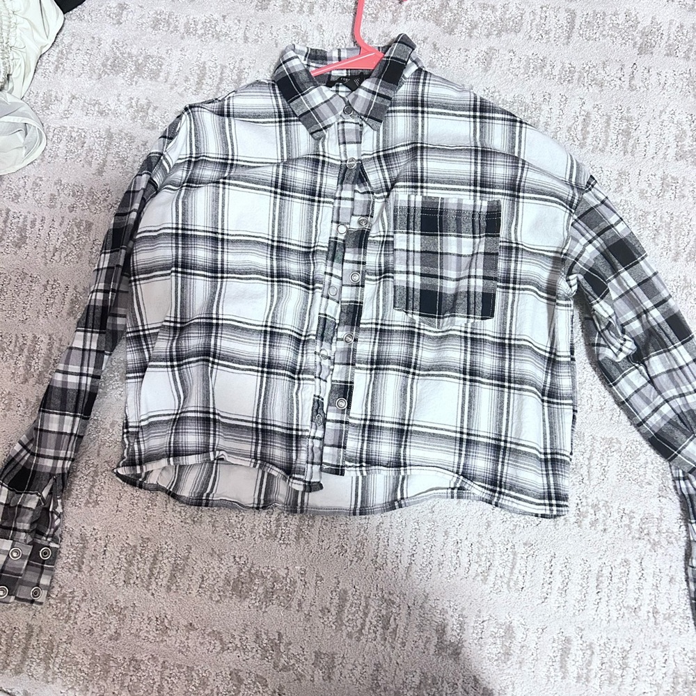 Black and white flannel